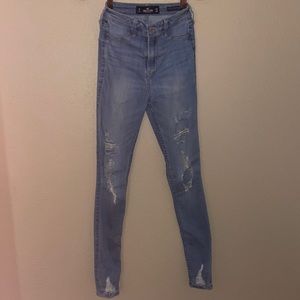 hollister high rise jeans